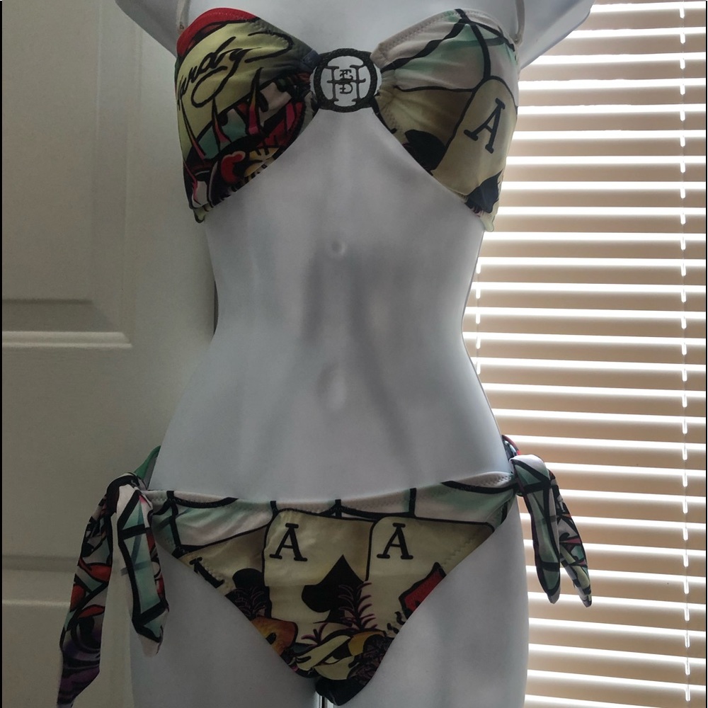 New Ed Hardy  Bikini "Large”